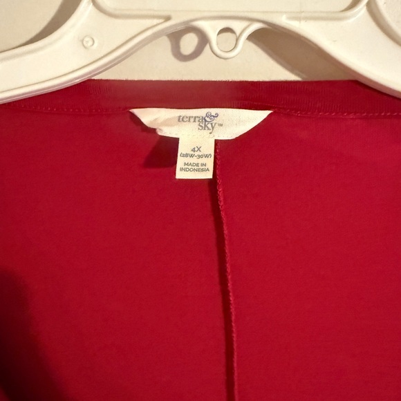 Terra & Sky Red Dolman Sleeve Gown - Picture 2 of 2